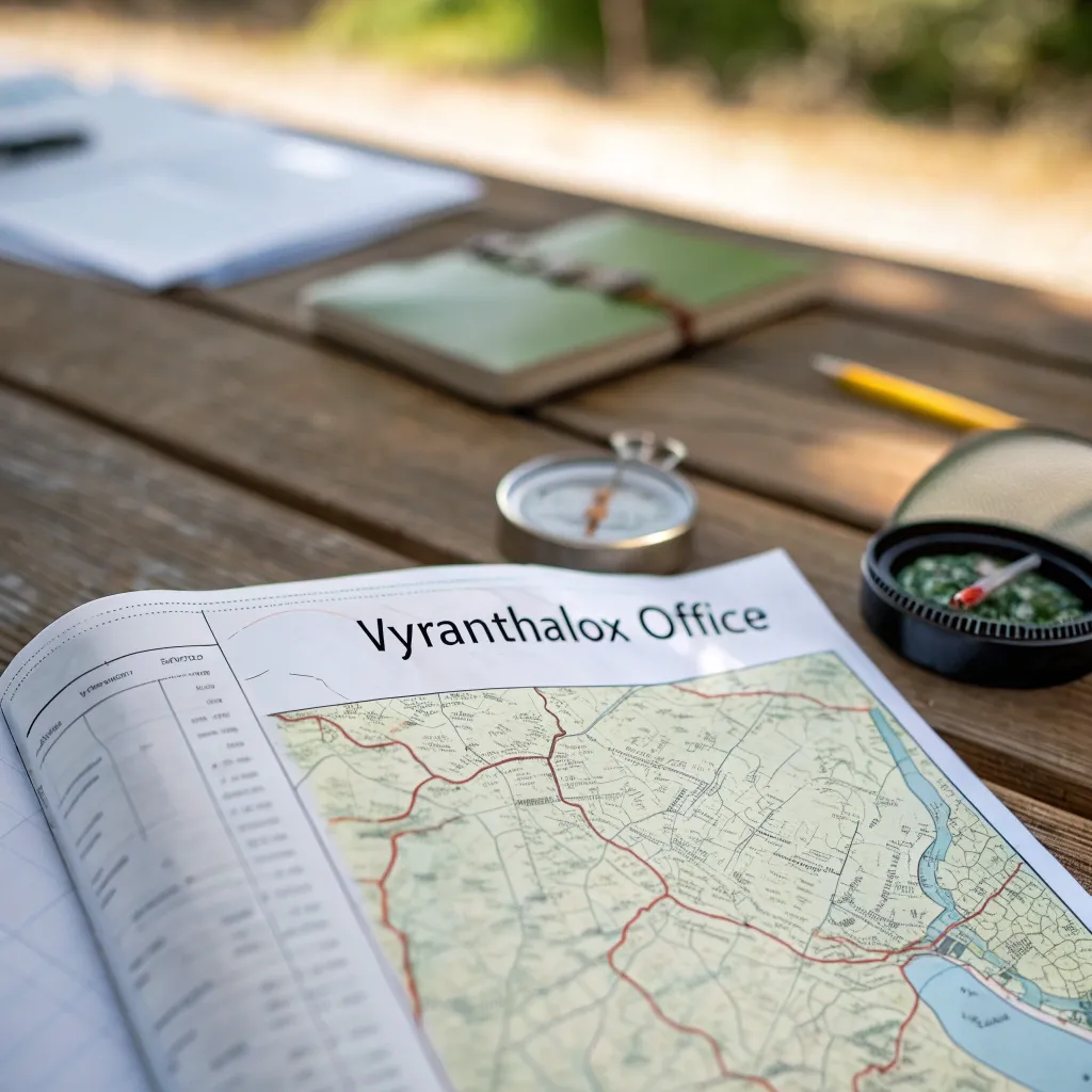 Map pointing to Vyranthalox Office